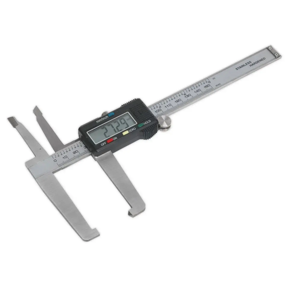 Sealey Digital Brake Disc & Drum Caliper 150Mm/6 1