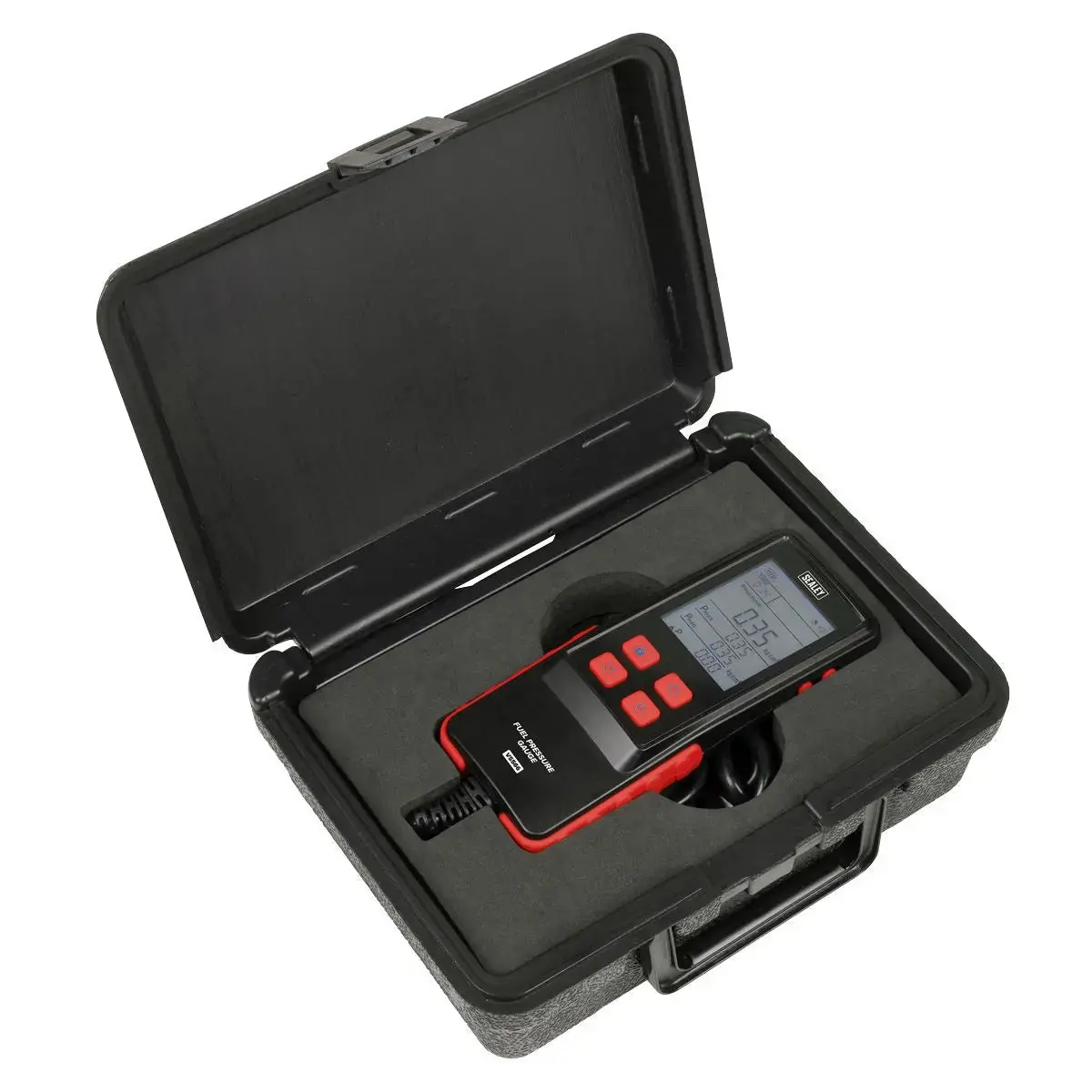 Sealey Digital Fuel Injection Pressure Test Kit For Gdi Fuel Circuits 6Pc 1