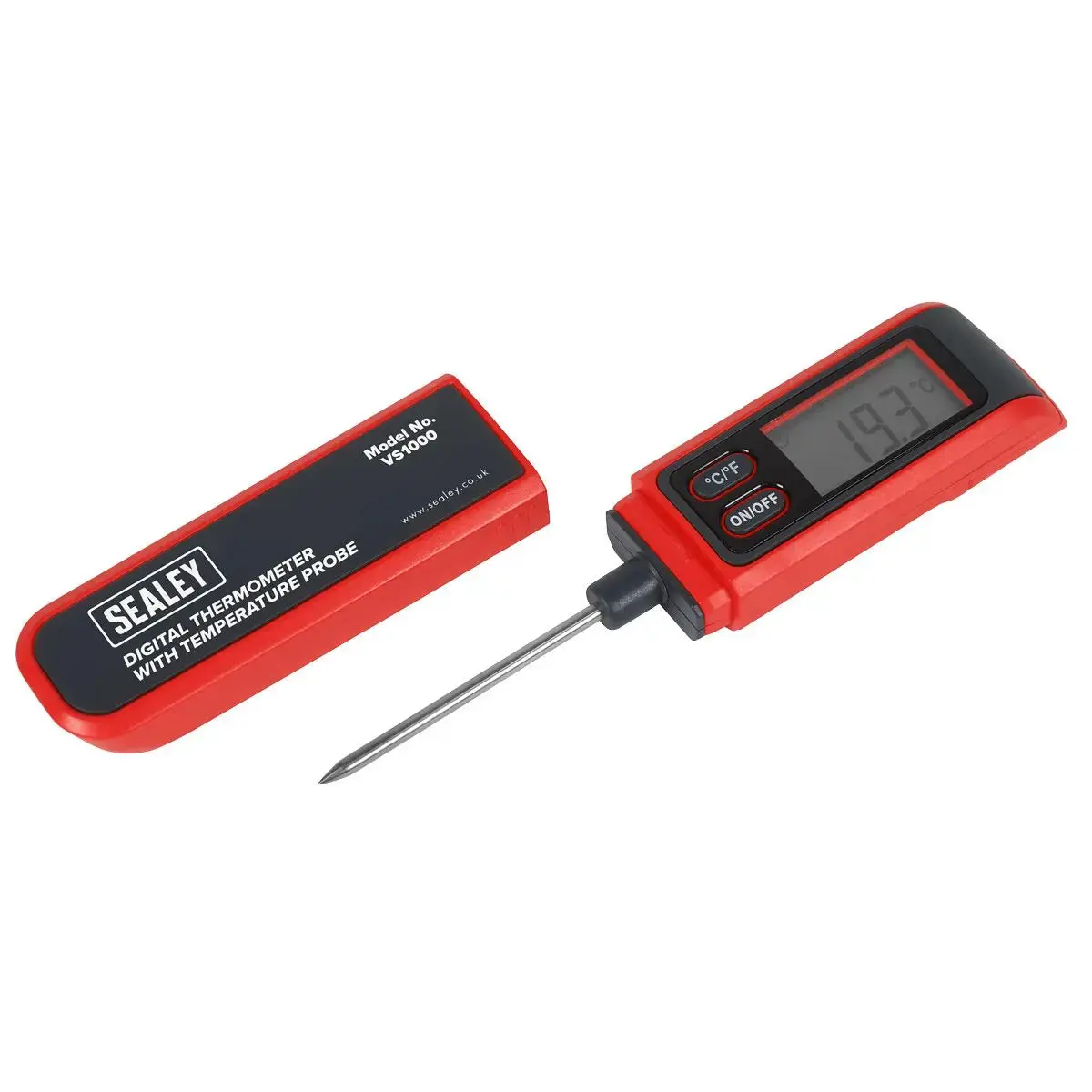 Sealey Digital Thermometer With Temperature Probe 1