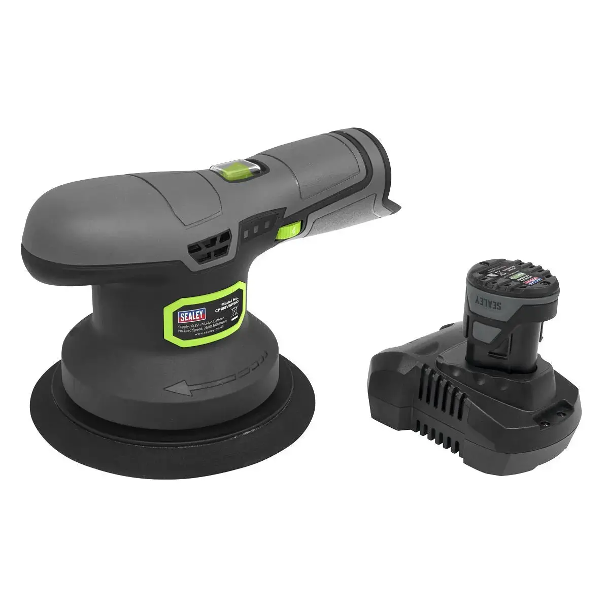 Sealey Dual Action Sander/Polisher Kit 10.8V 2Ah Sv10.8 Series Ø150mm 1