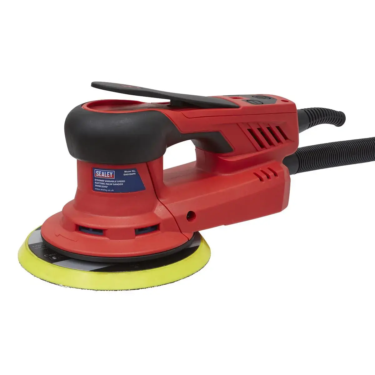 Sealey Electric Palm Sander Ø150mm Variable Speed 350W 1