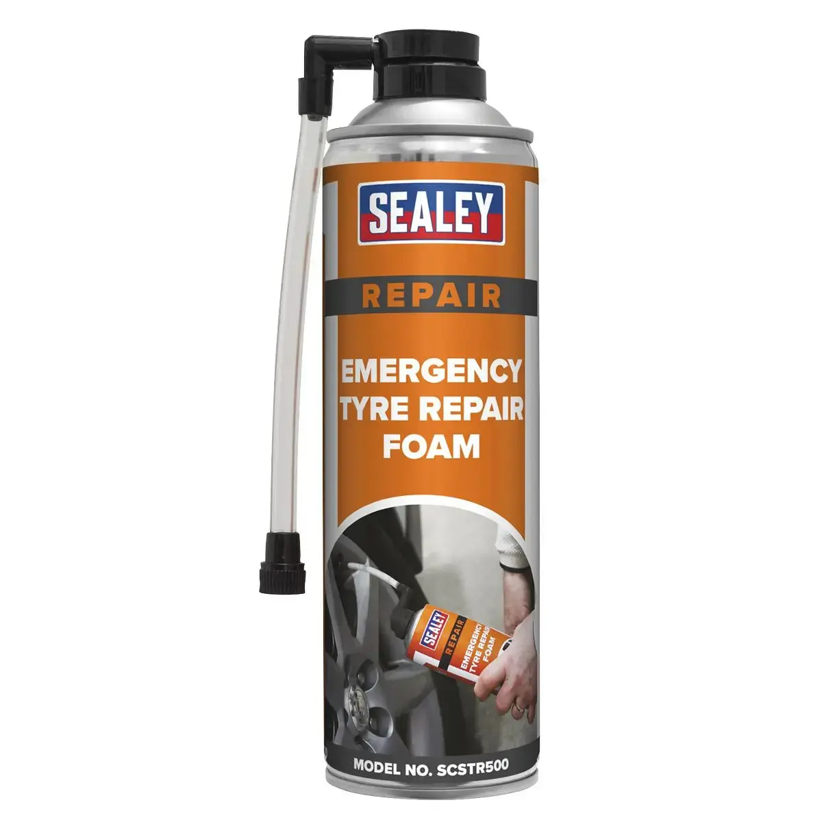 Sealey Emergency Tyre Repair Foam 500Ml 1