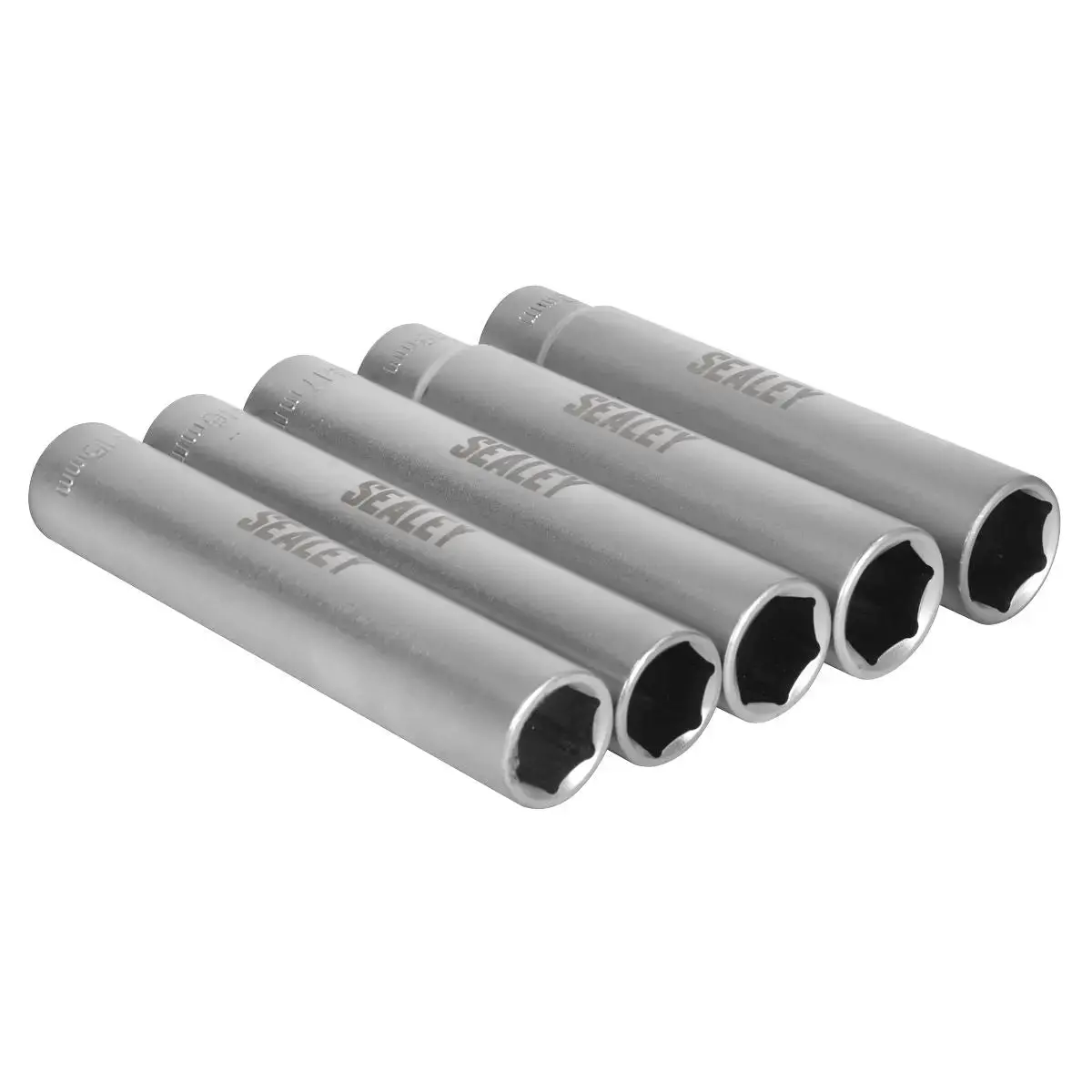 Sealey Extra-Deep Socket Set 1/2”Sq Drive 5Pc 1
