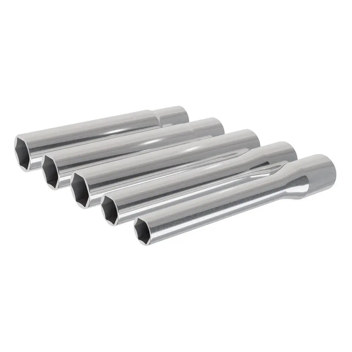 Sealey Extra-Deep Socket Set 5Pc 8, 10, 12, 13, 14Mm 3/8"Sq Drive 1