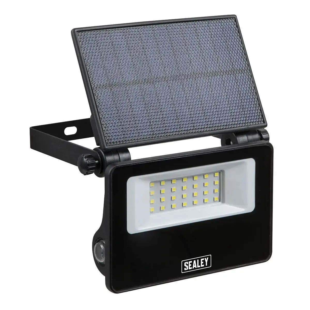 Sealey Extra-Slim Solar Floodlight With Wall Bracket 20W Smd Led 1
