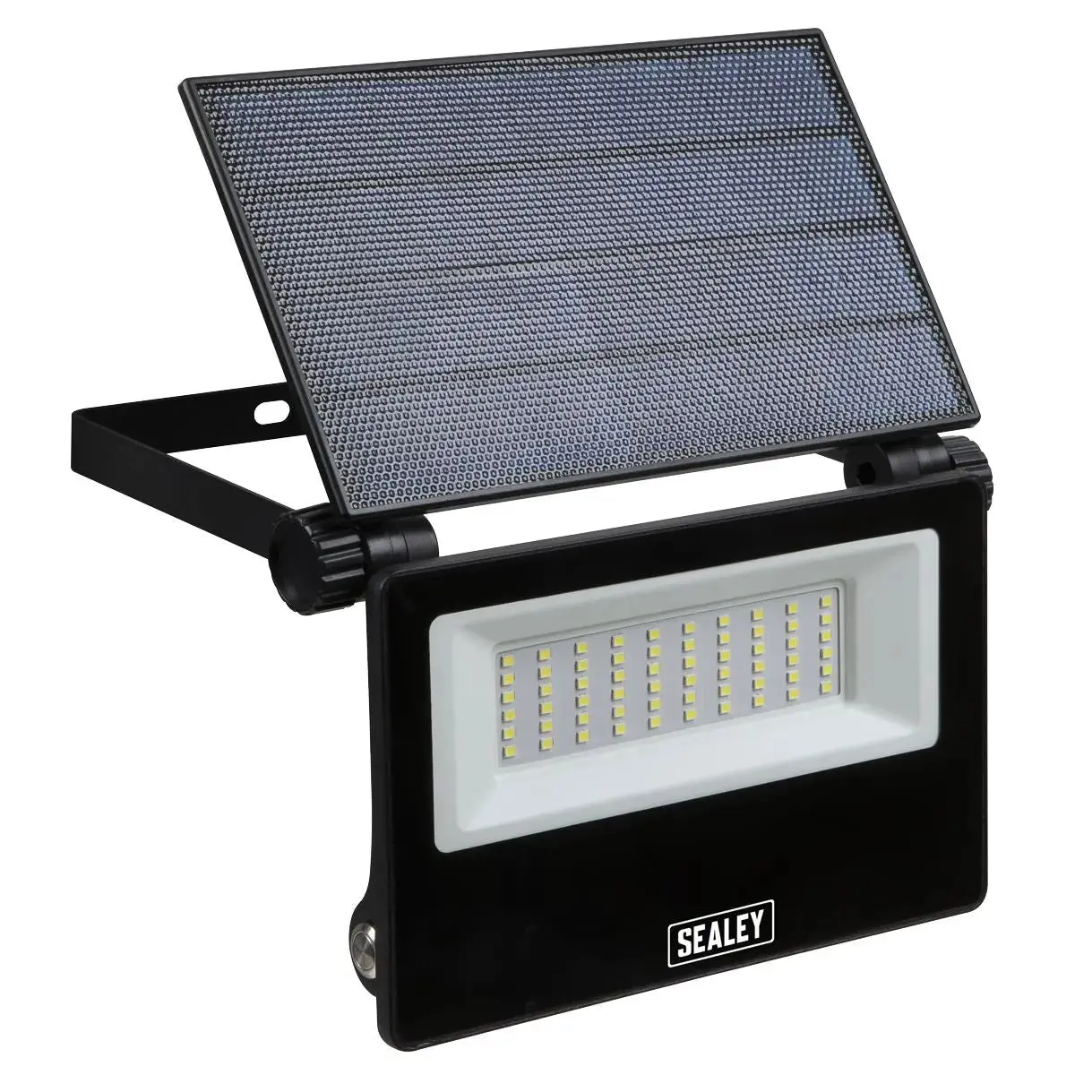 Sealey Extra-Slim Solar Floodlight With Wall Bracket 30W Smd Led 1
