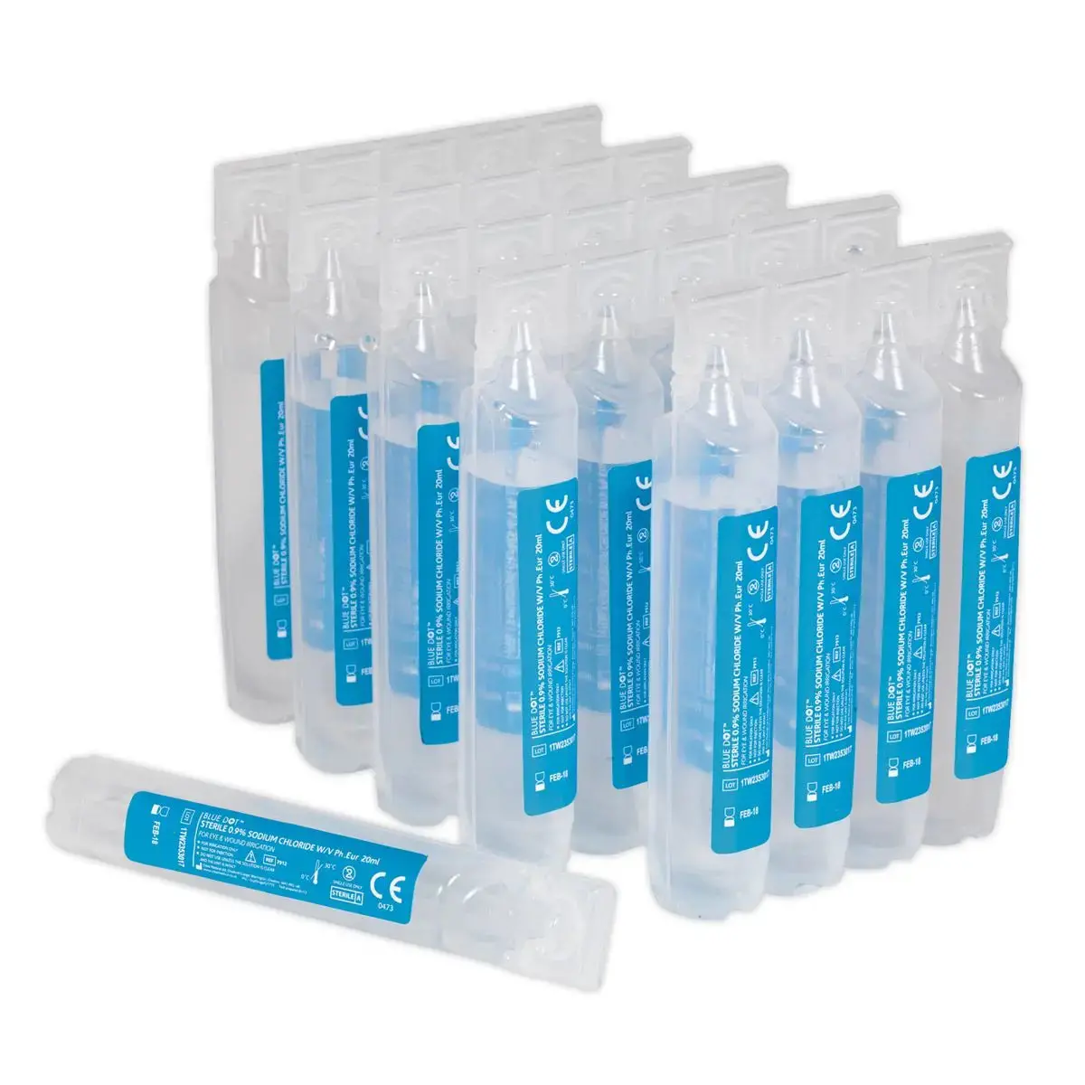 Sealey Eye/Wound Wash Solution Pods Pack Of 25 1