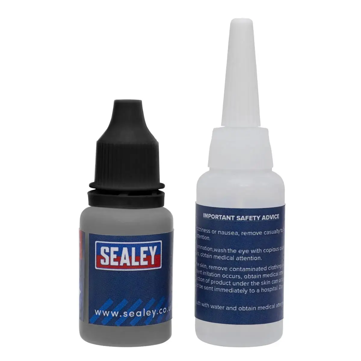 Sealey Fast Fix Filler And Adhesive Two Part Repair System Black 1