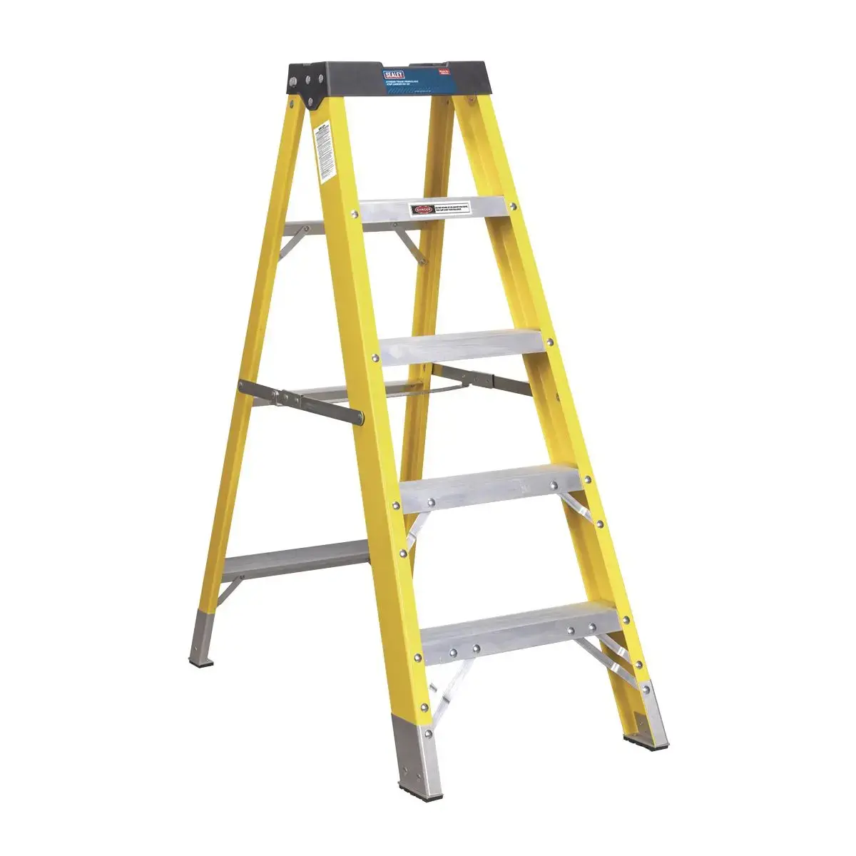 Sealey Fibreglass Step Ladder 4-Tread En 131 1