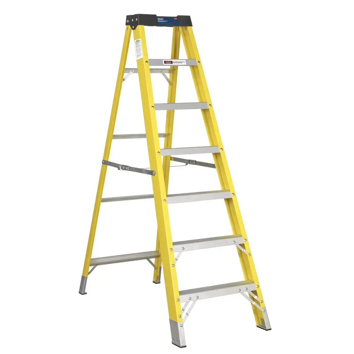 Sealey Fibreglass Step Ladder 6-Tread En 131 1