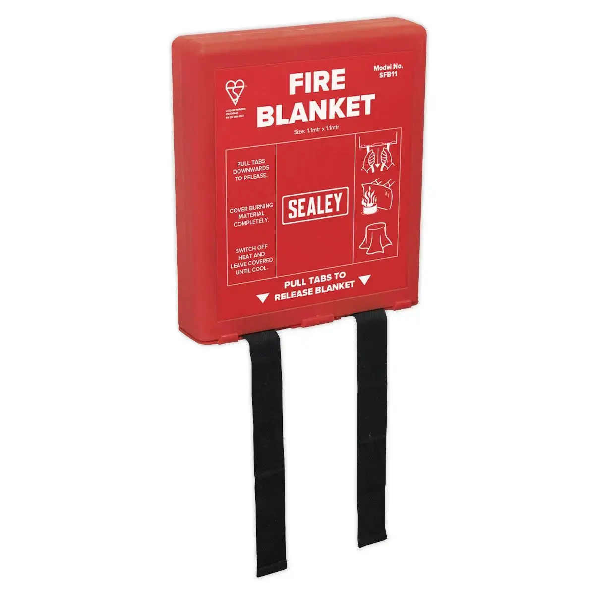 Sealey Fire Blanket 1.1 X 1.1M 1