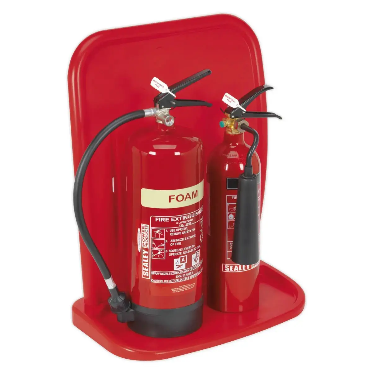 Sealey Fire Extinguisher Stand - Double 2