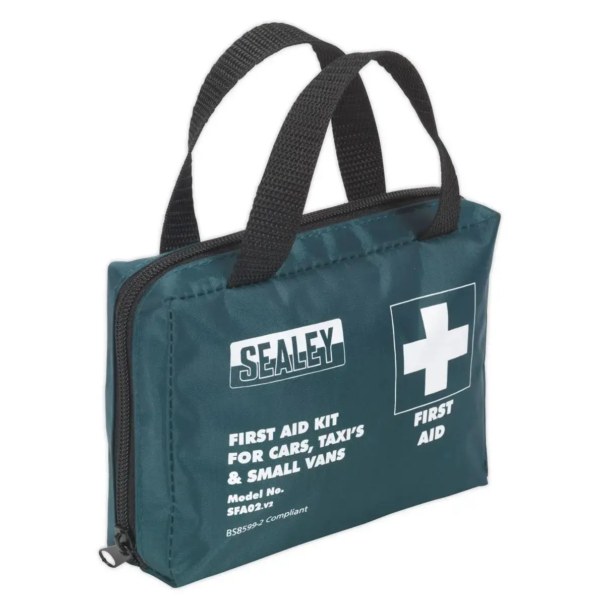Sealey First Aid Kit Medium For Cars, Taxis & Small Vans - Bs 8599-2 Compliant 1
