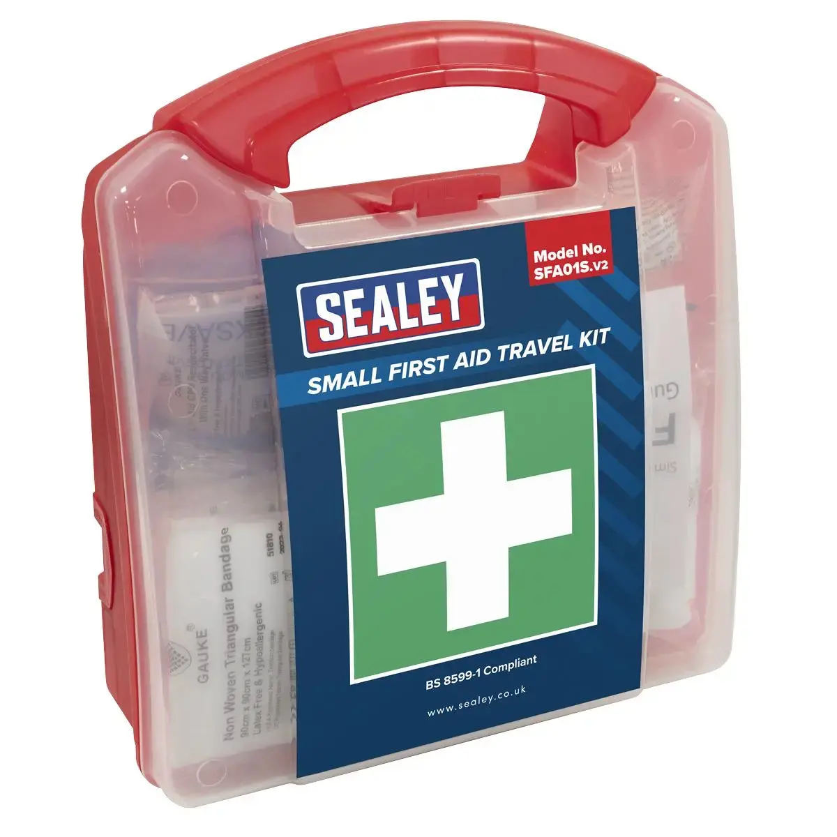 Sealey First Aid Kit Small - Bs 8599-1 Compliant 1