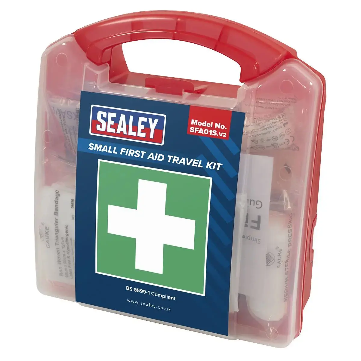 Sealey First Aid Kit Small - Bs 8599-1 Compliant 2