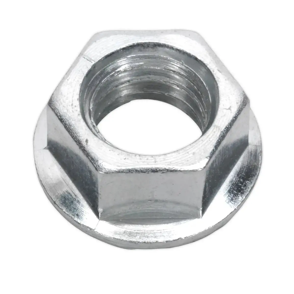 Sealey Flange Nut Serrated M10 Zinc Pack Of 100 1