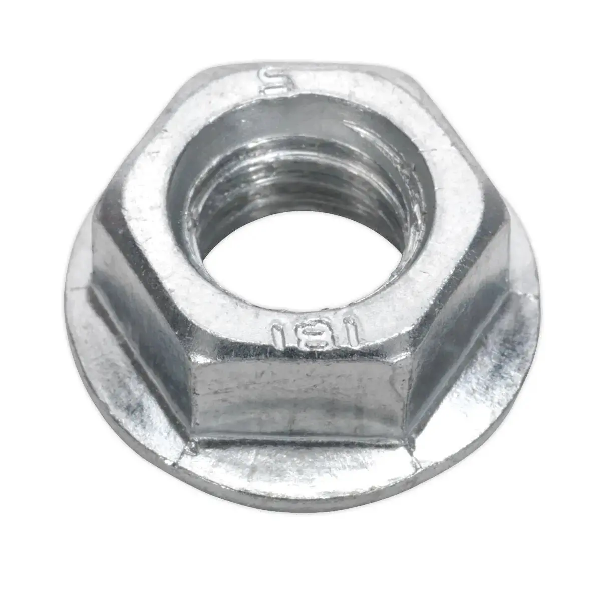 Sealey Flange Nut Serrated M12 Zinc Pack Of 50 1