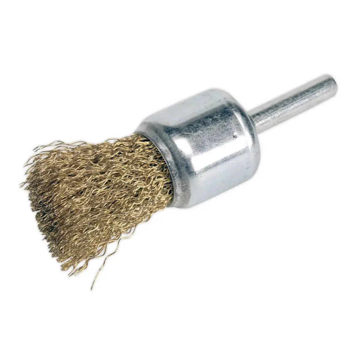 Sealey Flat Top Crimped Wire Decarbonising Brush Ø25mm 1