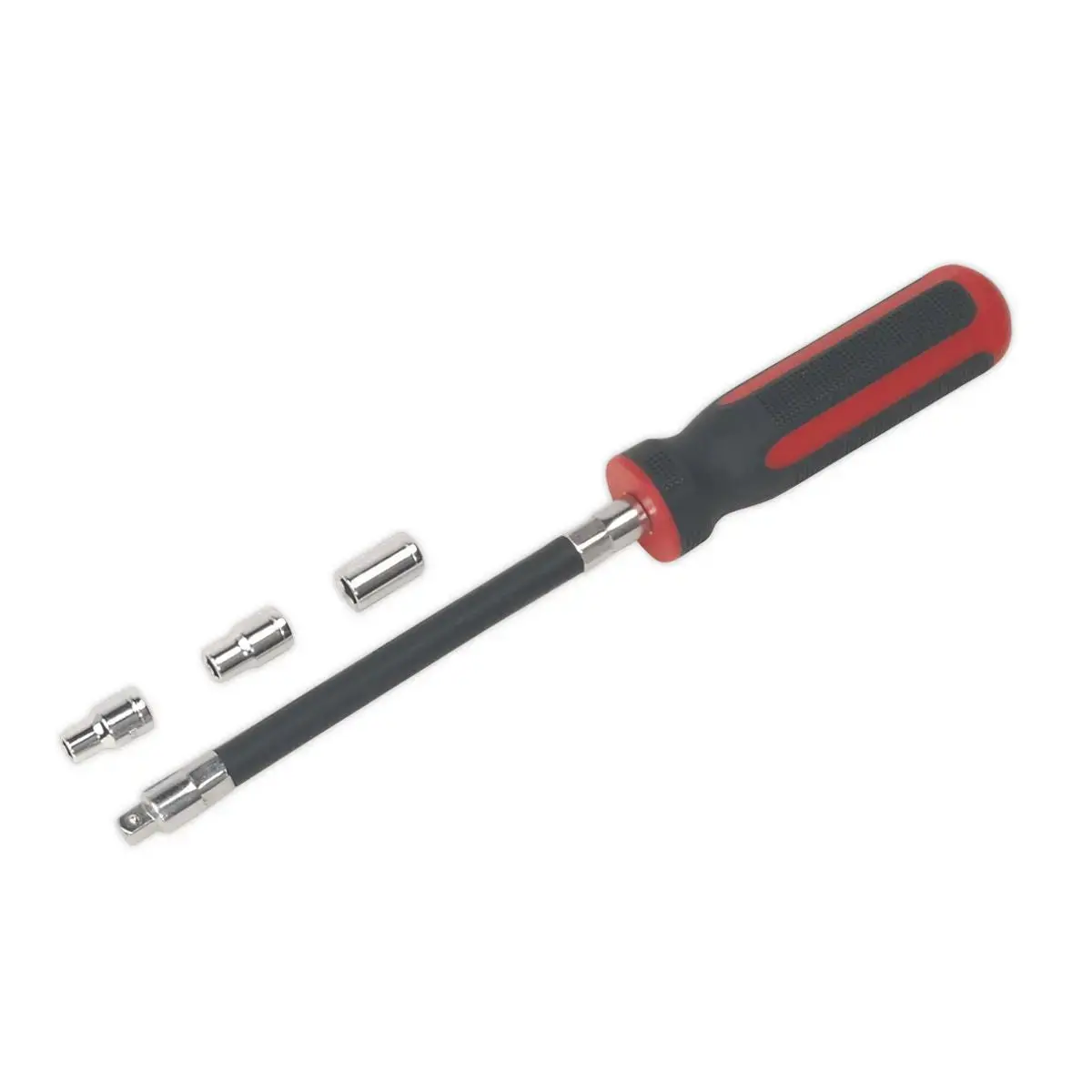 Sealey Flexible Hose Clip Nut Driver Set 4 Piece 1