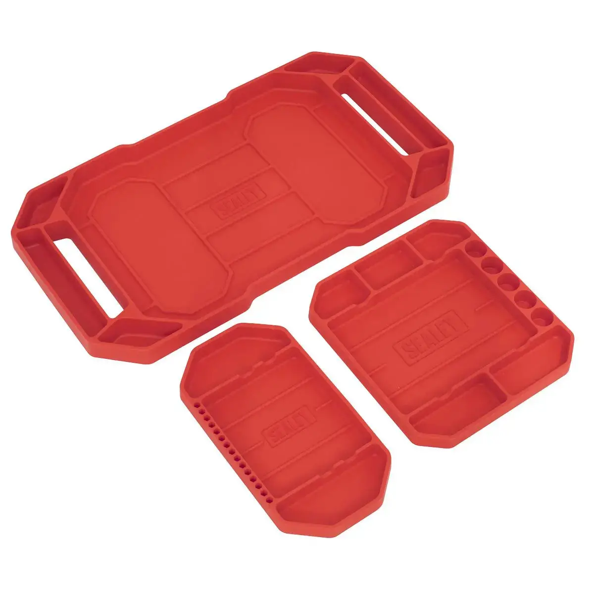 Sealey Flexible Tool Trays Non-Slip - Pack Of 3 1