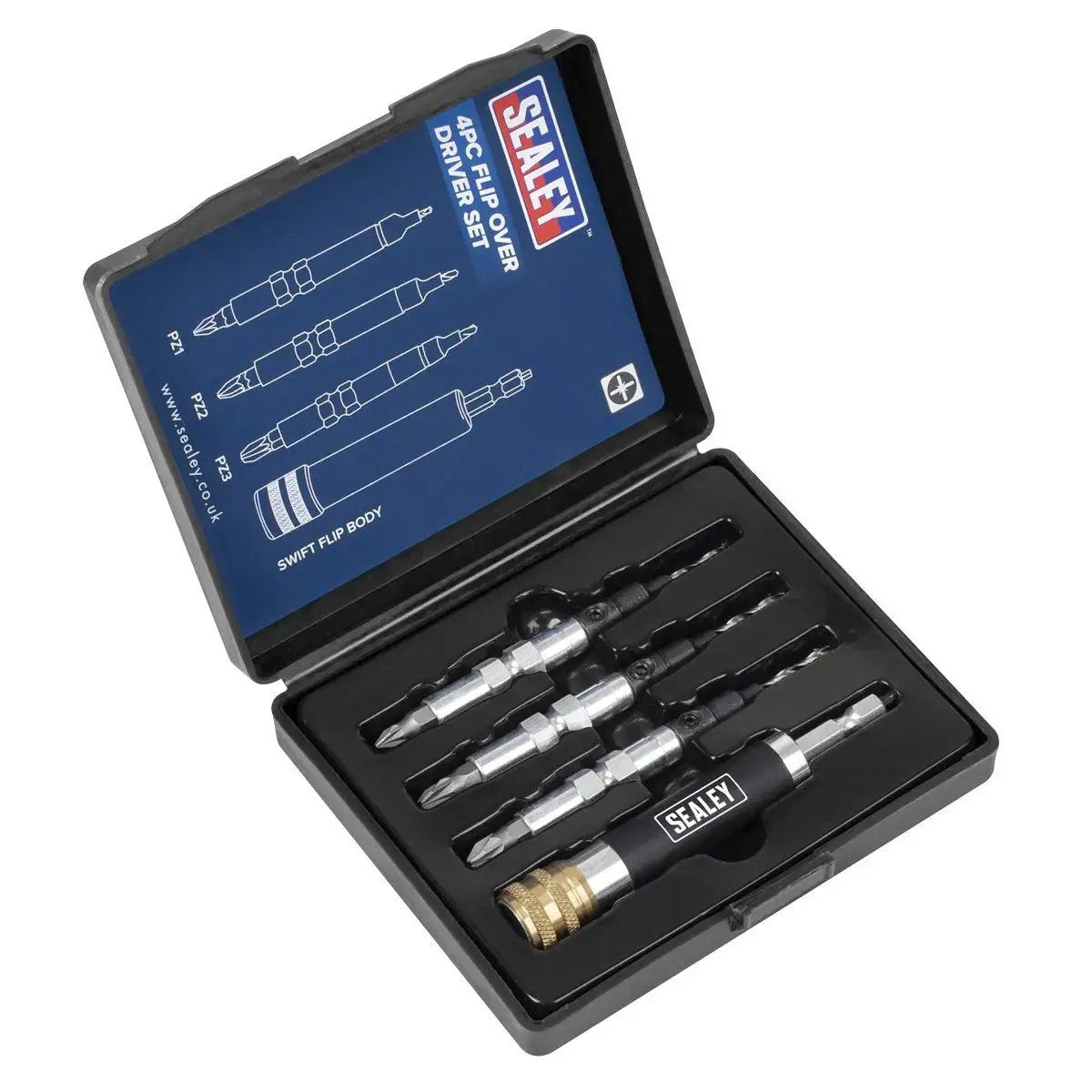 Sealey Flip Over Driver Set 4Pc 1