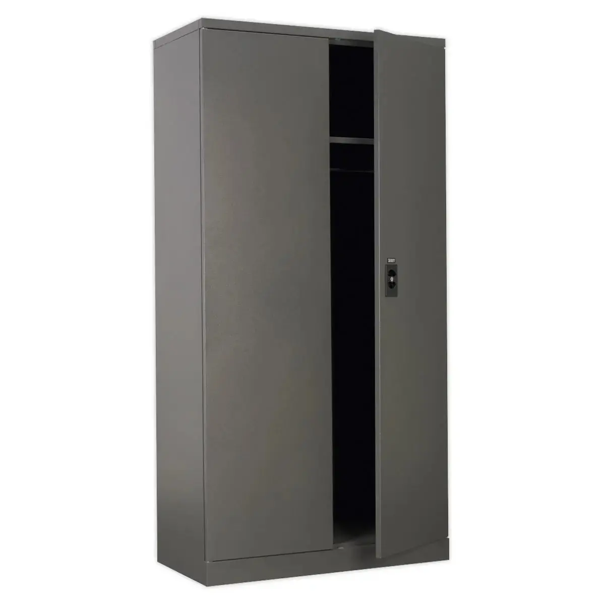 Sealey Floor Cabinet 4 Shelf Plus Hanging Rail 2 Door 1