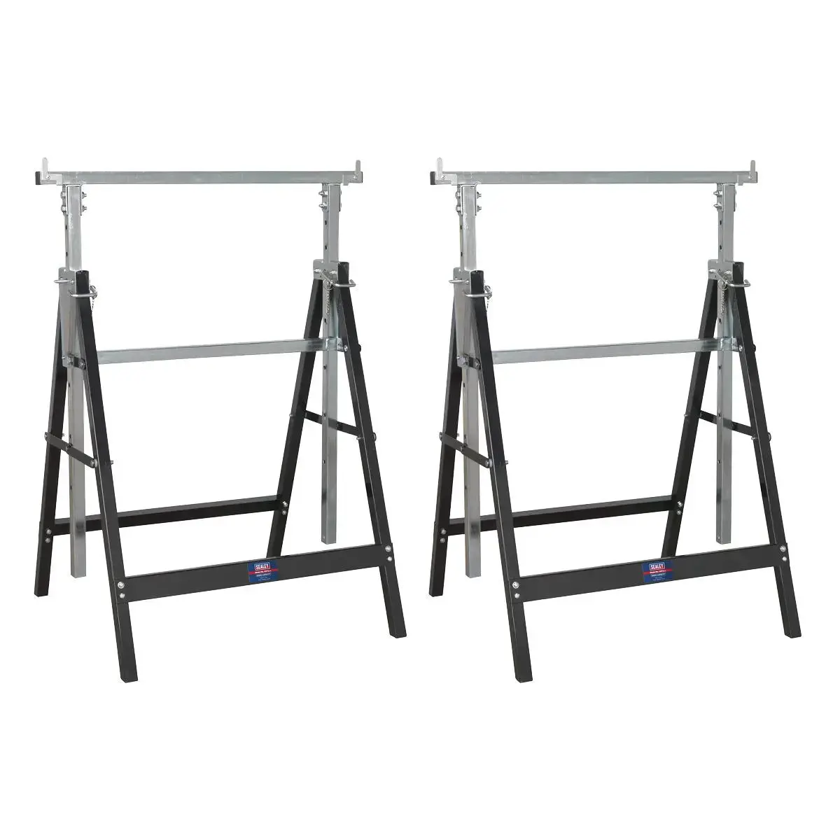 Sealey Fold Down Telescopic Trestle - 200Kg Capacity - Pair 1