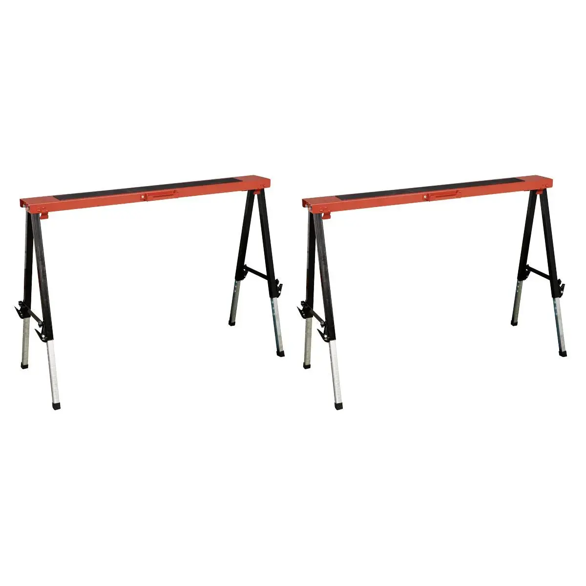 Sealey Fold Down Trestle With Adjustable Legs - Pair 1