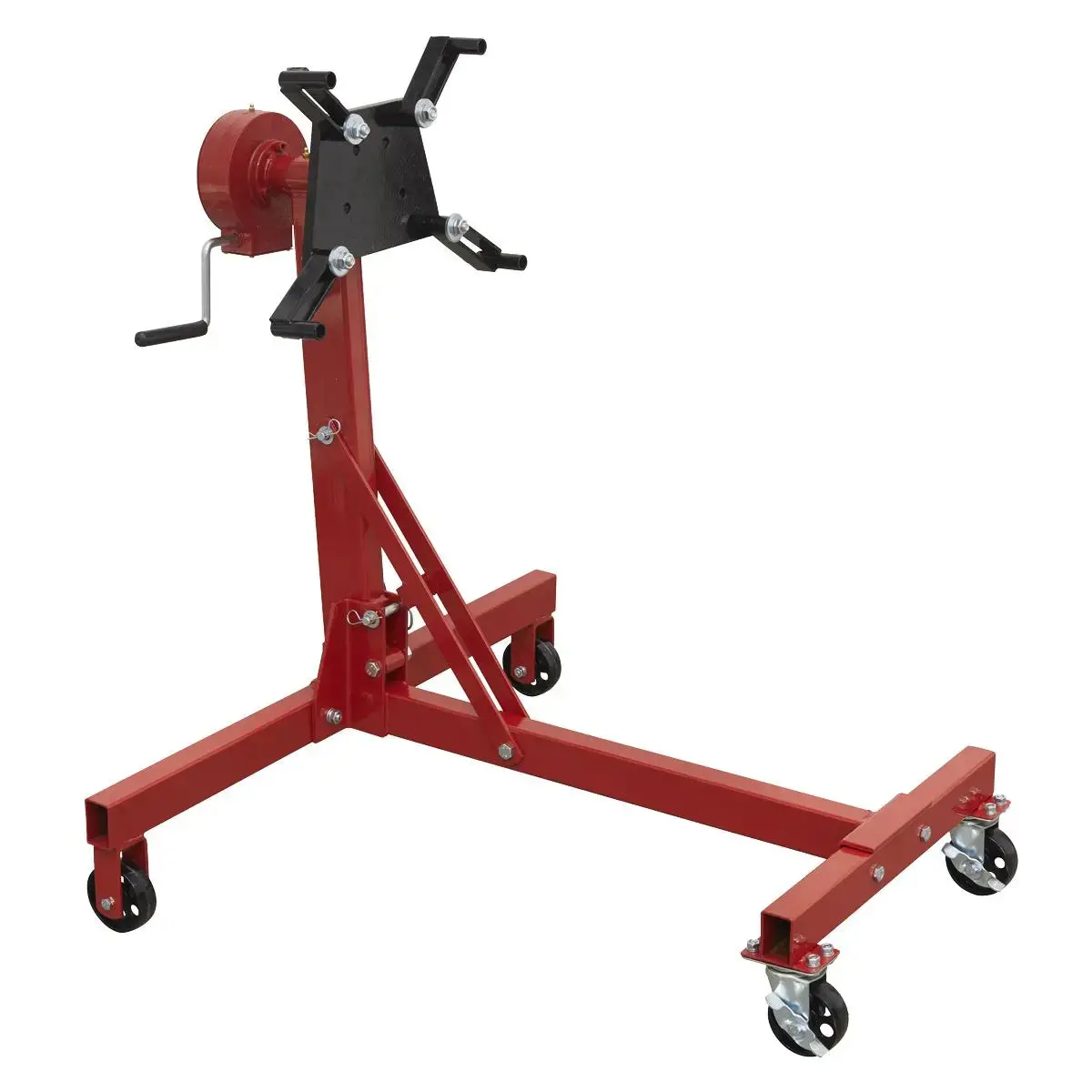 Sealey Folding 360º Rotating Engine Stand With Geared Handle Drive 450Kg Capacity 1