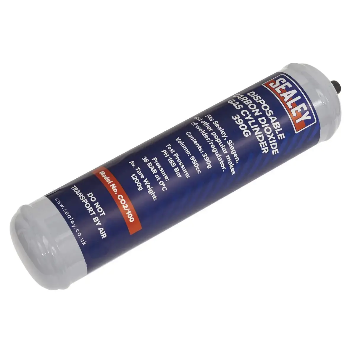Sealey Gas Cylinder Disposable Carbon Dioxide 390G 1