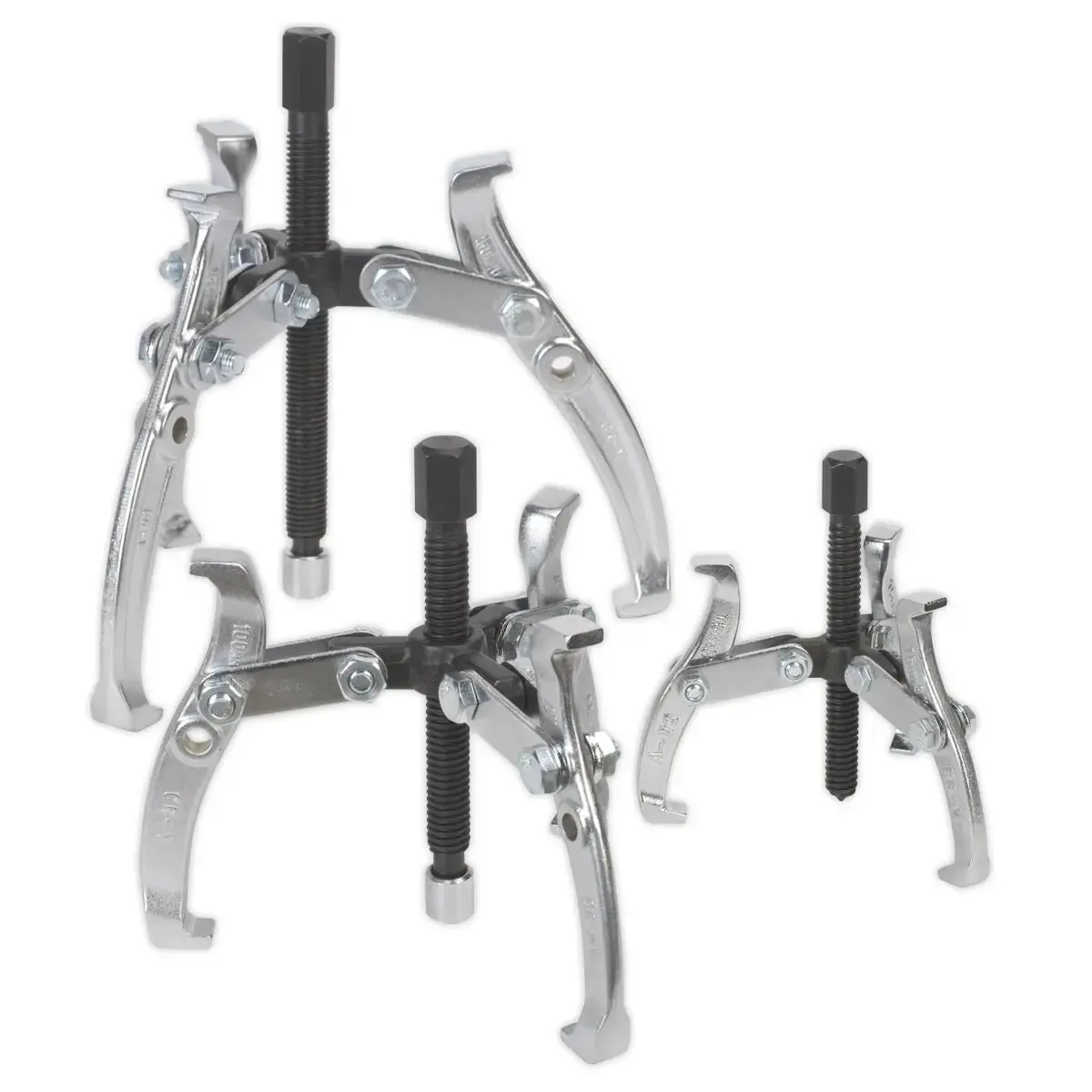 Sealey Gear Reversible Puller Set 3Pc Triple Leg 1