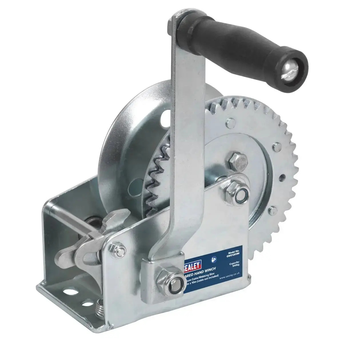 Sealey Geared Hand Winch 540Kg Capacity 1