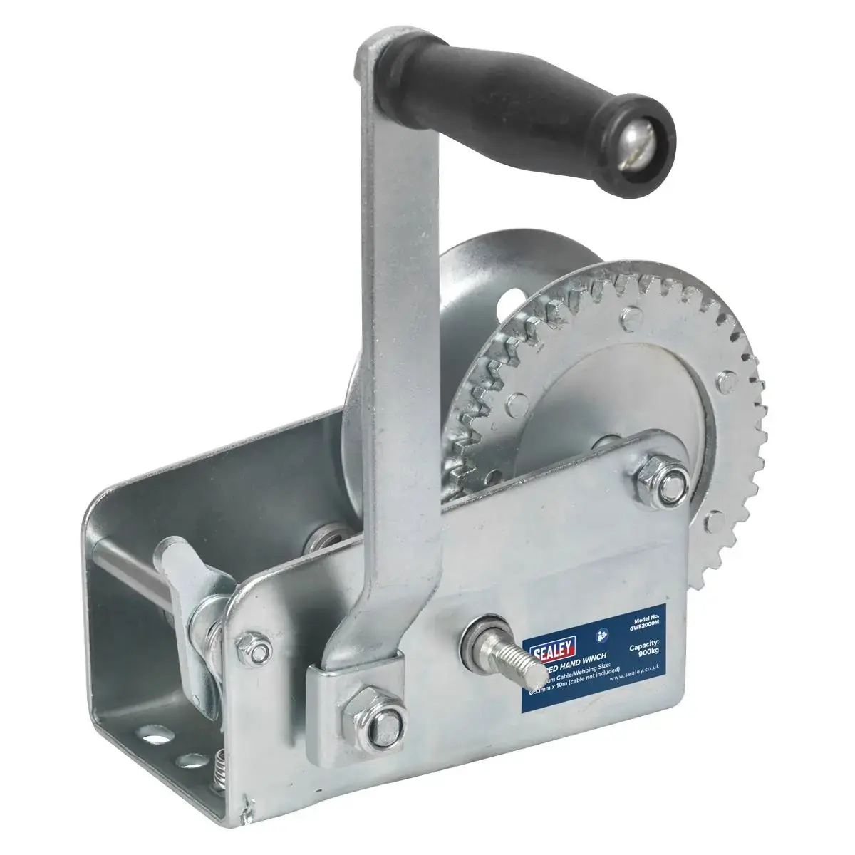 Sealey Geared Hand Winch 900Kg Capacity 1