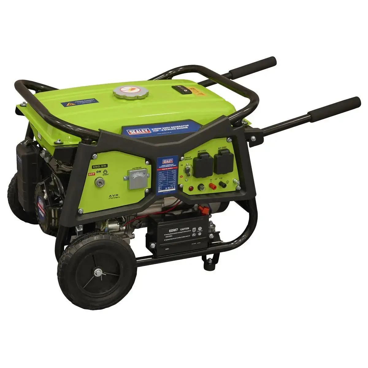 Sealey Generator 3100W 230V 7Hp 1