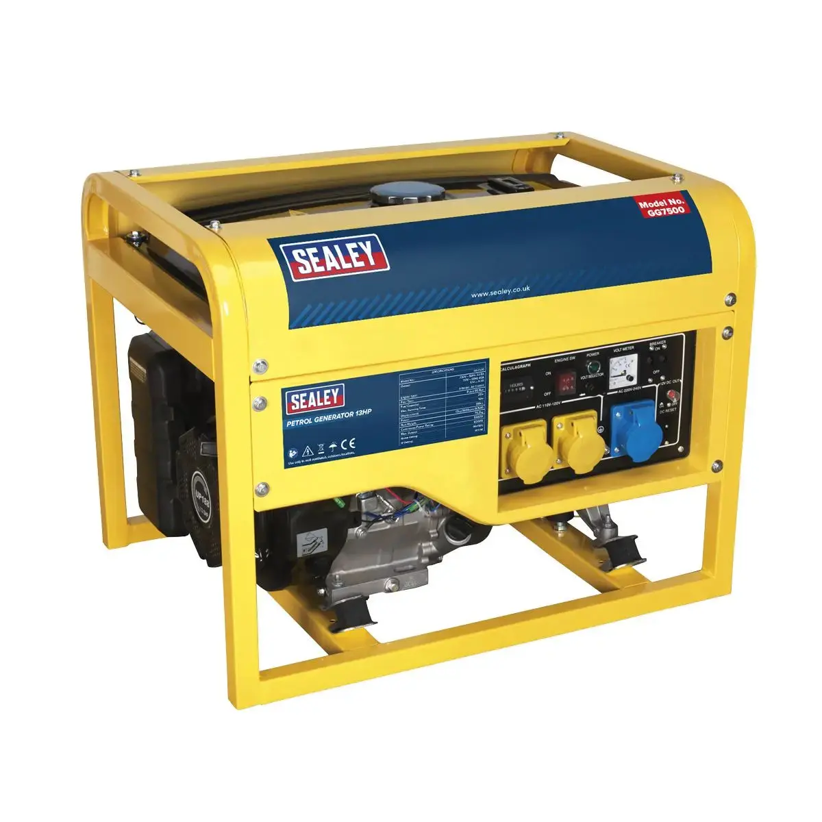 Sealey Generator 6000W 110/230V 13Hp 1