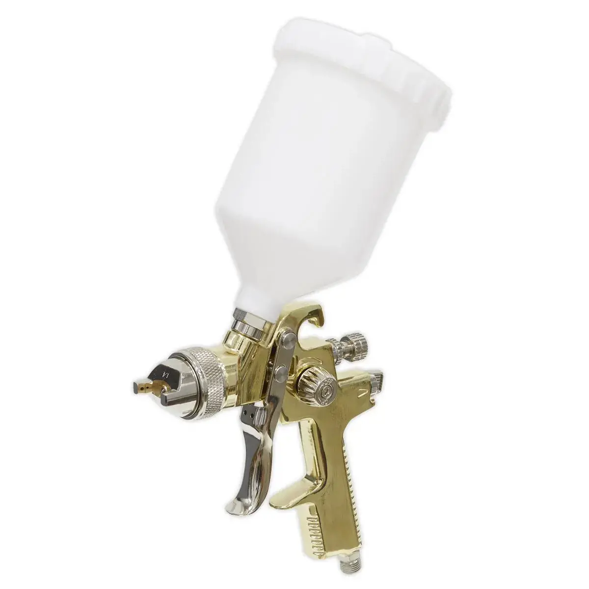 Sealey Gravity Feed Spray Gun - 1.4Mm Set-Up Gold Series 1