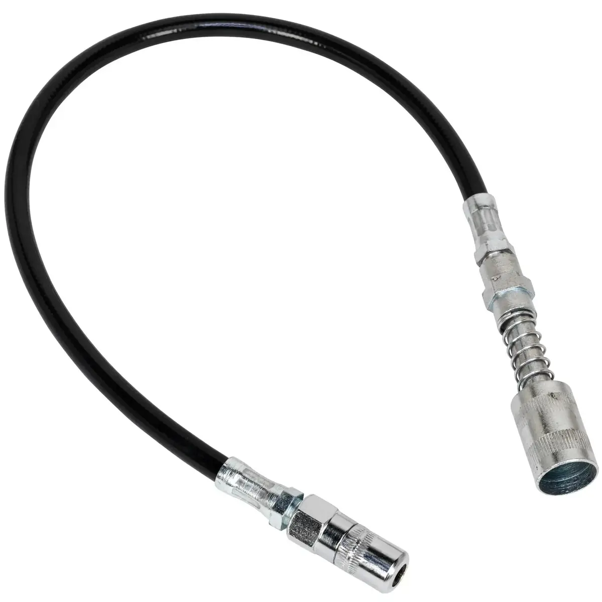 Sealey Grease Gun Flexible Rubber Snap On Extension Hose Quick Release Coupling 1
