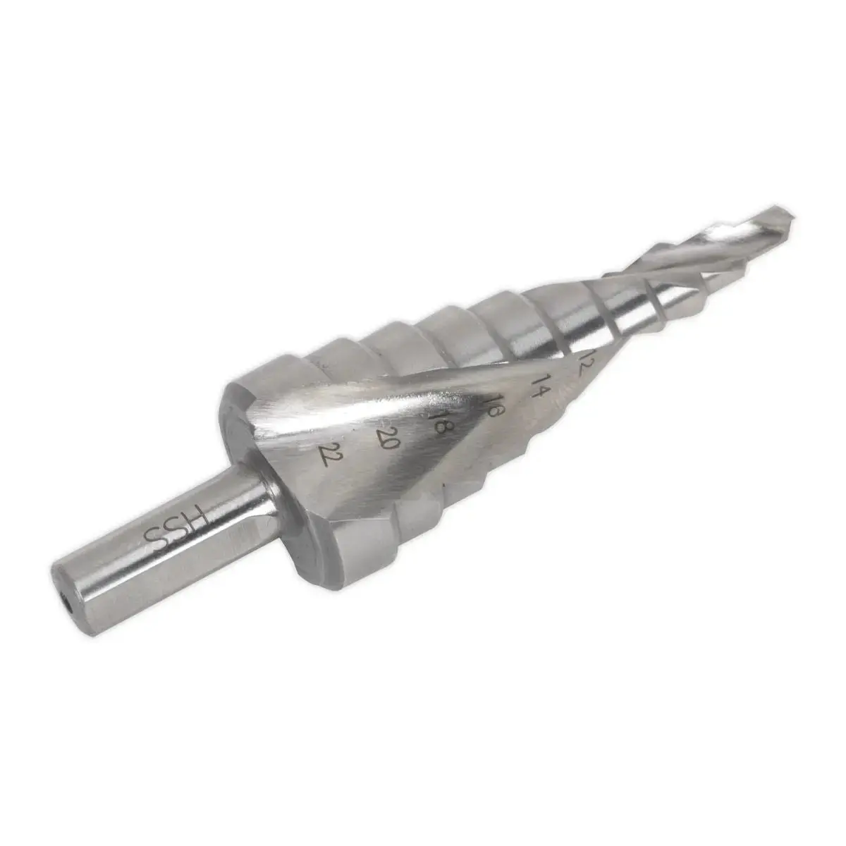 Sealey Hss 4341 Step Drill Bit 4-22Mm Spiral Flute 1