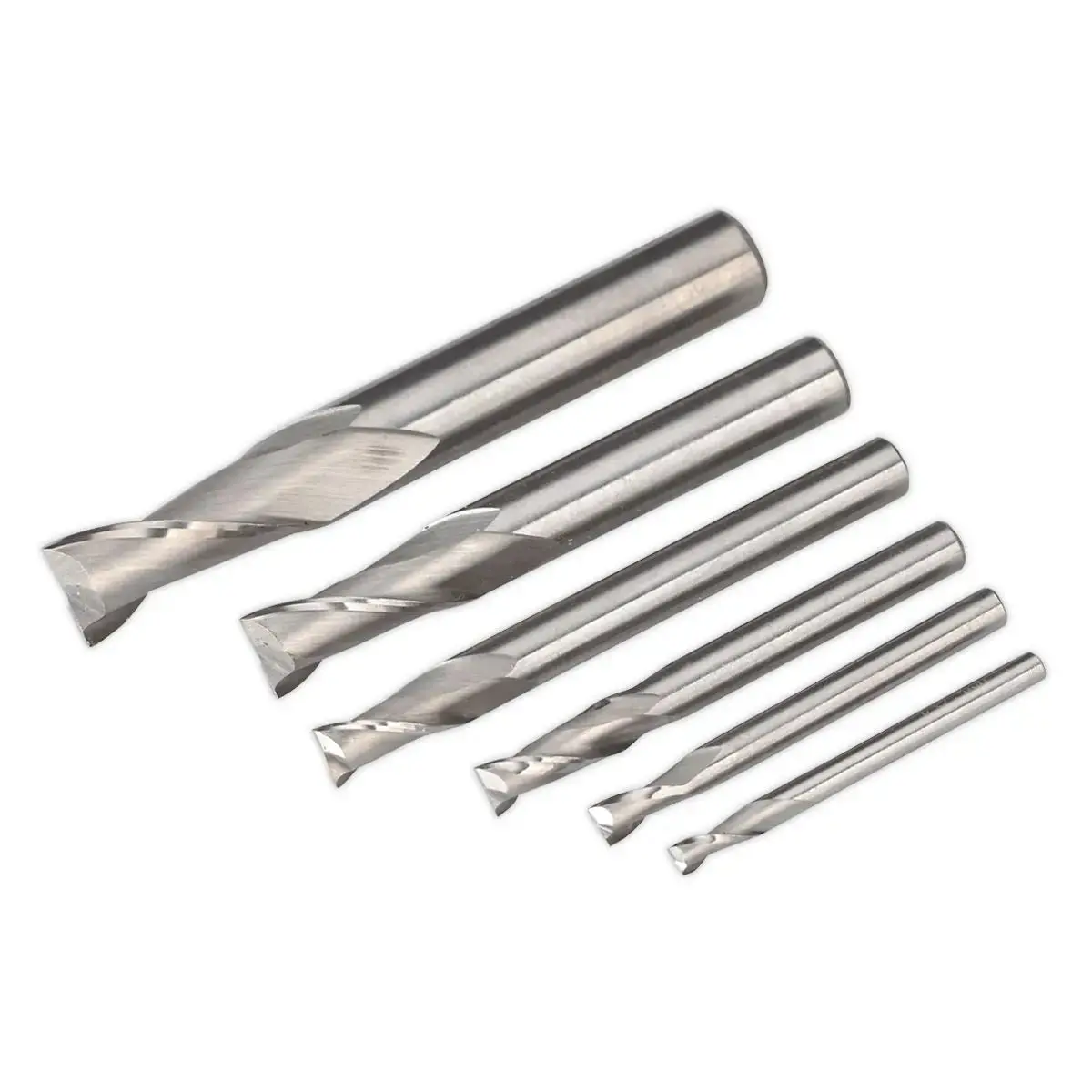 Sealey Hss End Mill Set Mt2 Ø3-10Mm 1