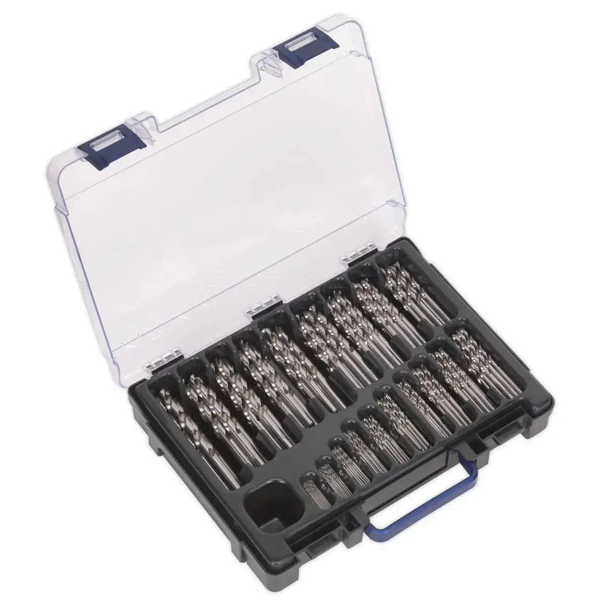 Sealey Hss Fully Ground Drill Bit Assortment 170Pc Ø1-10Mm 1