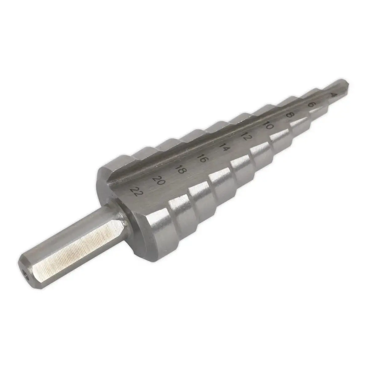 Sealey Hss M2 Step Drill Bit 4-22Mm Double Flute 1