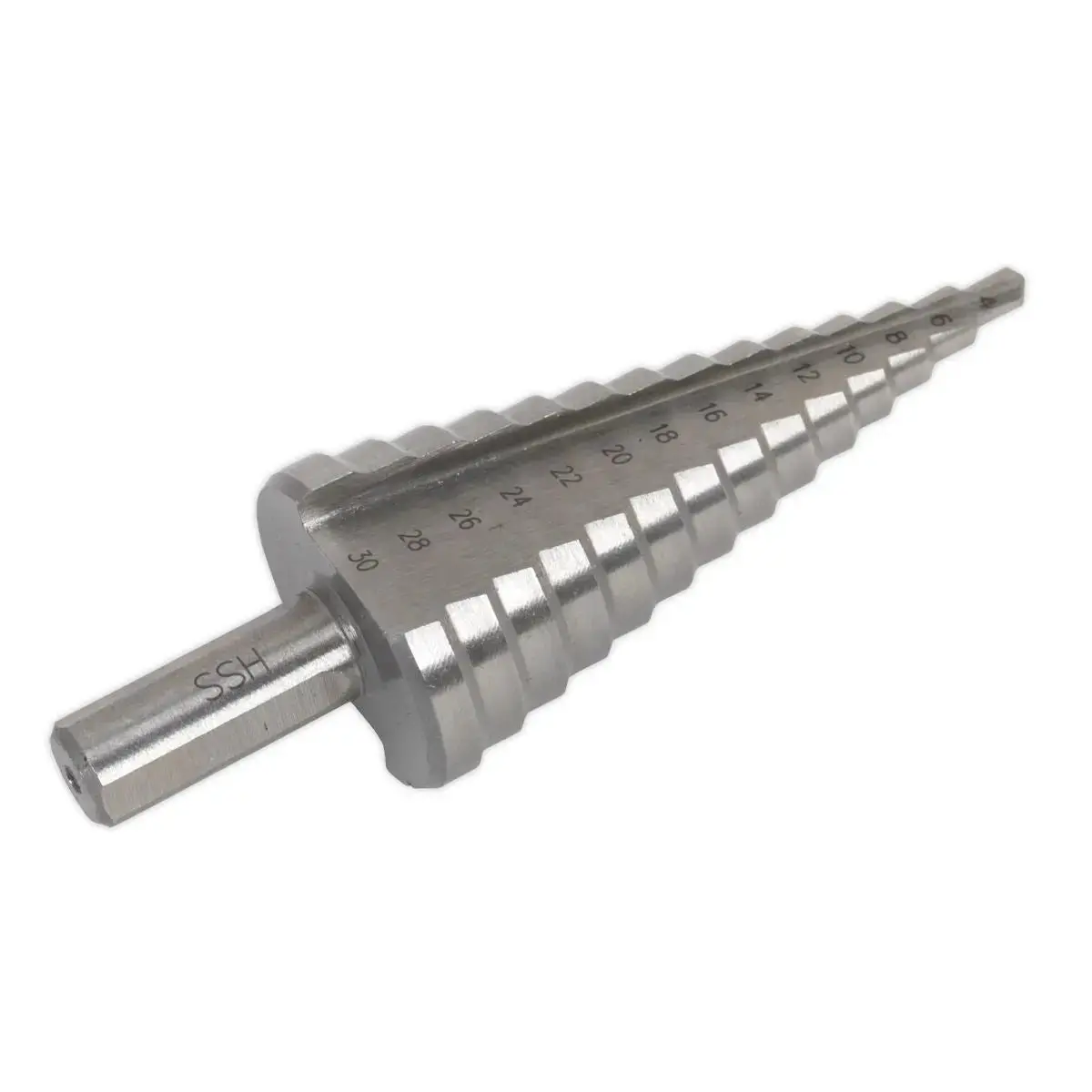 Sealey Hss M2 Step Drill Bit 4-30Mm Double Flute 1