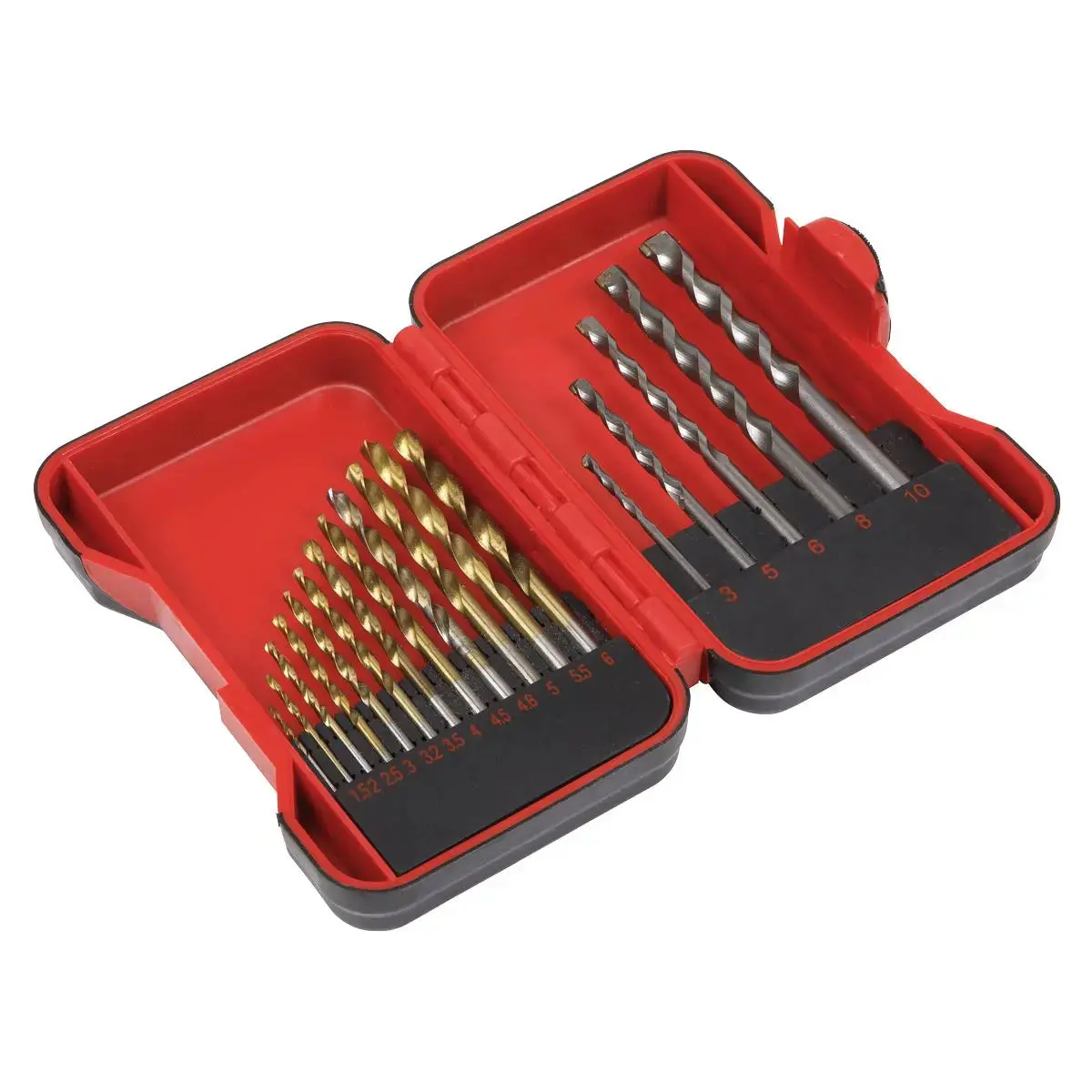 Sealey Hss/Masonry Drill Bit Set 17Pc 1