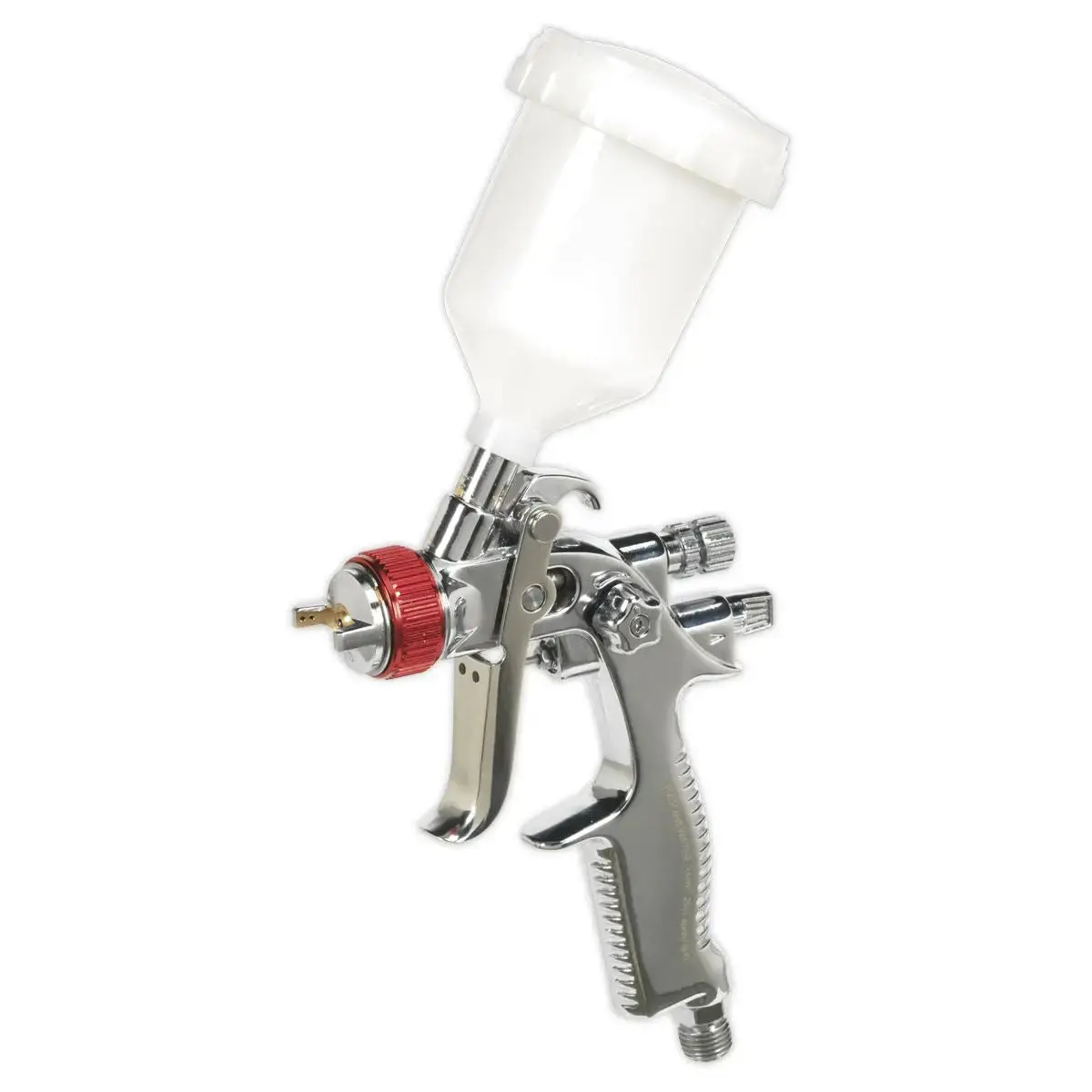 Sealey Hvlp Gravity Feed Touch-Up Spray Gun - 0.8Mm Set-Up 1