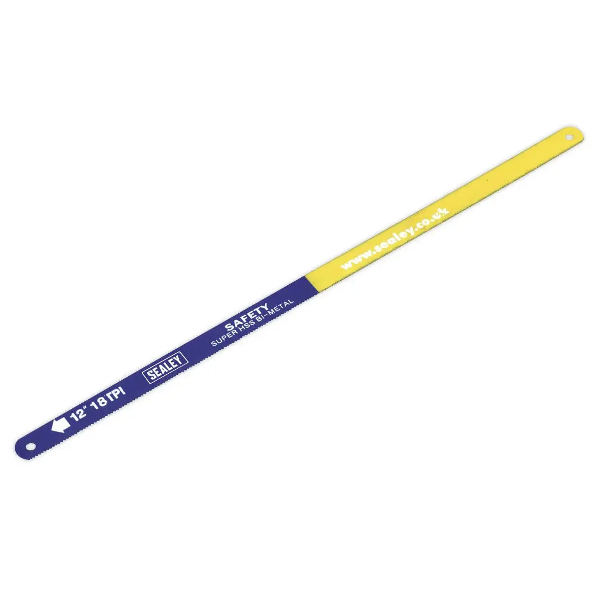 Sealey Hacksaw Blade 300Mm Hss Bi-Metal 18Tpi Pack Of 10 1