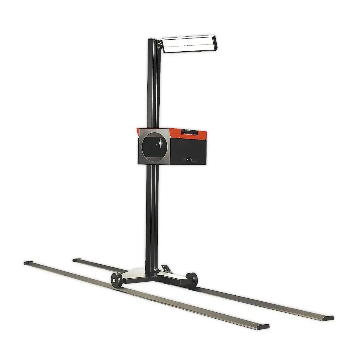 Sealey Headlamp Beam Setter With Rails & Commercial Aiming Screen 1