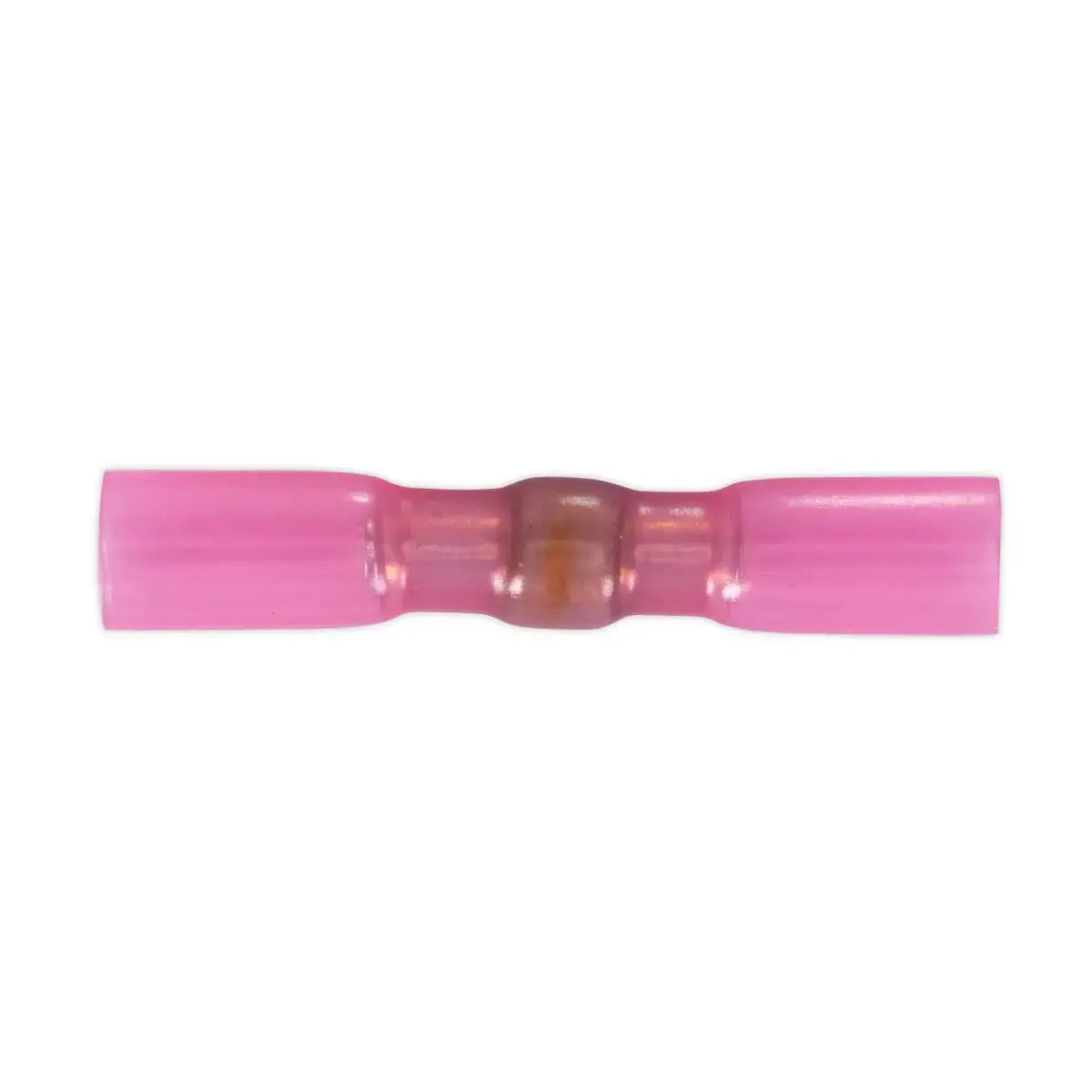 Sealey Heat Shrink Butt Connector With Crimp & Solder Red Pack Of 25 1