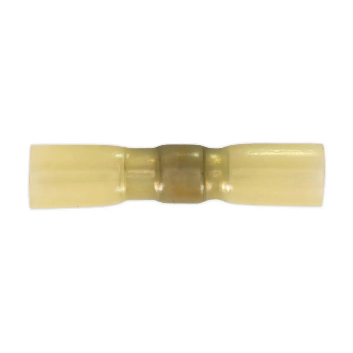 Sealey Heat Shrink Butt Connector With Crimp & Solder Yellow Pack Of 25 1