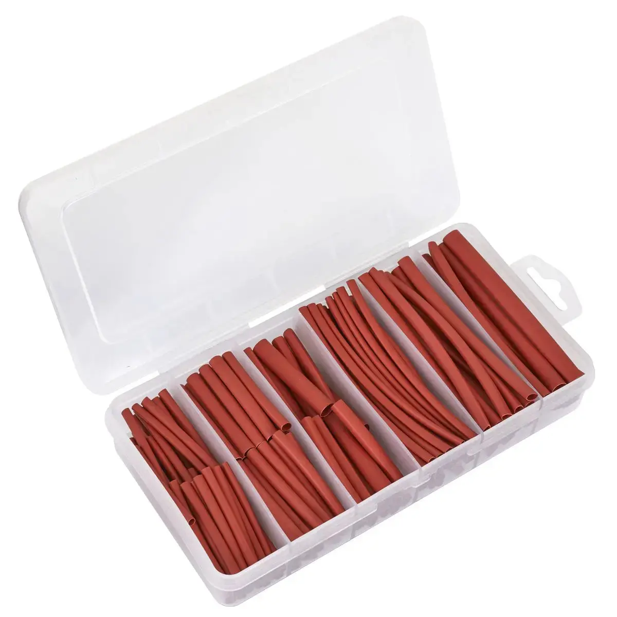 Sealey Heat Shrink Tubing Assortment 180Pc 50 & 100Mm Red 1