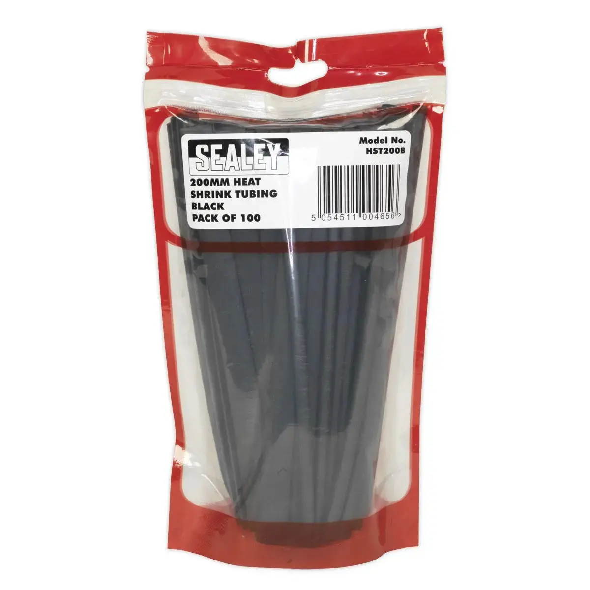Sealey Heat Shrink Tubing Black 200Mm 100Pc 2